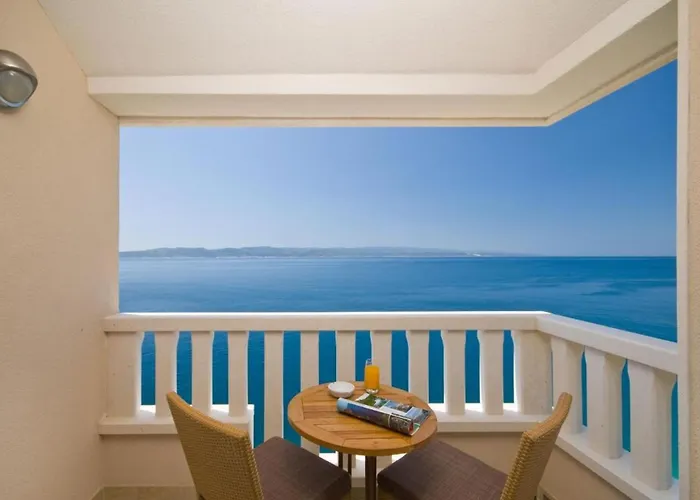 Luxury With Balcony And Panoramic View - Sunceva Postelja Apartment Brela