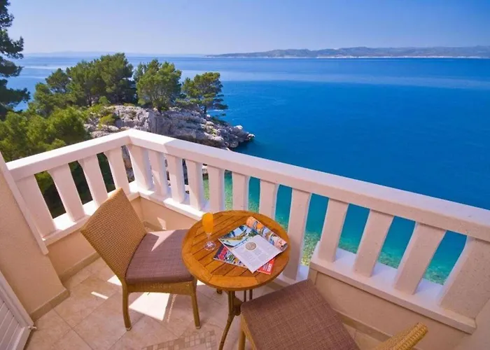 Luxury With Balcony And Panoramic View - Sunceva Postelja Apartment Brela