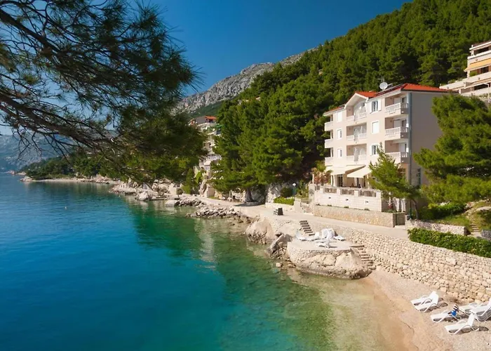 Luxury With Balcony And Panoramic View - Sunceva Postelja Apartment Brela